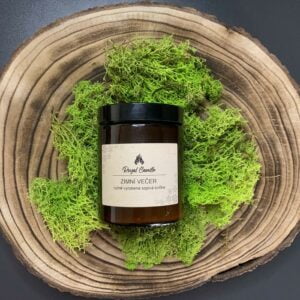 Zimní večer - sójová svíčka