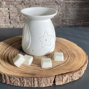 Dekor bílá hvězda