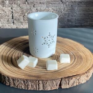 Dekor vločky - bílá